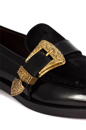 Black leather Lira loafers ROBERTO FESTA | LIRANERO